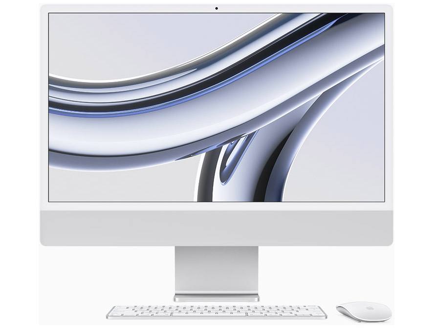 Apple　iMac 24インチ Retina 4.5Kディスプレイモデル MQRK3J/A [シルバー]